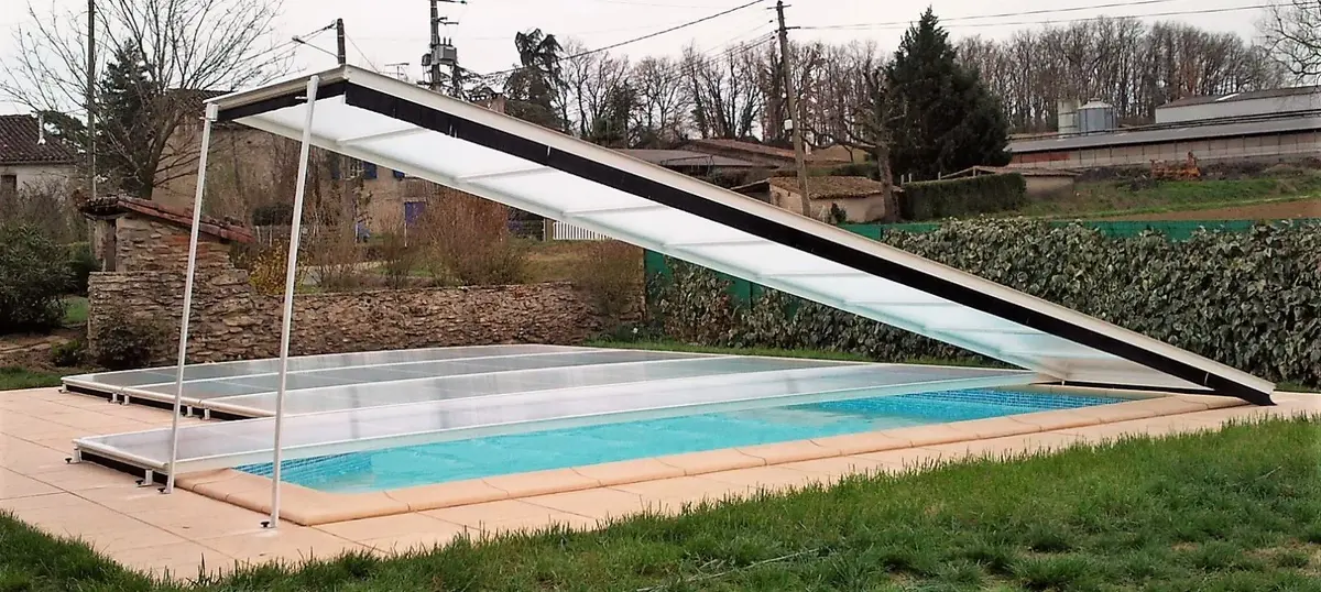 Abri piscine réalisation