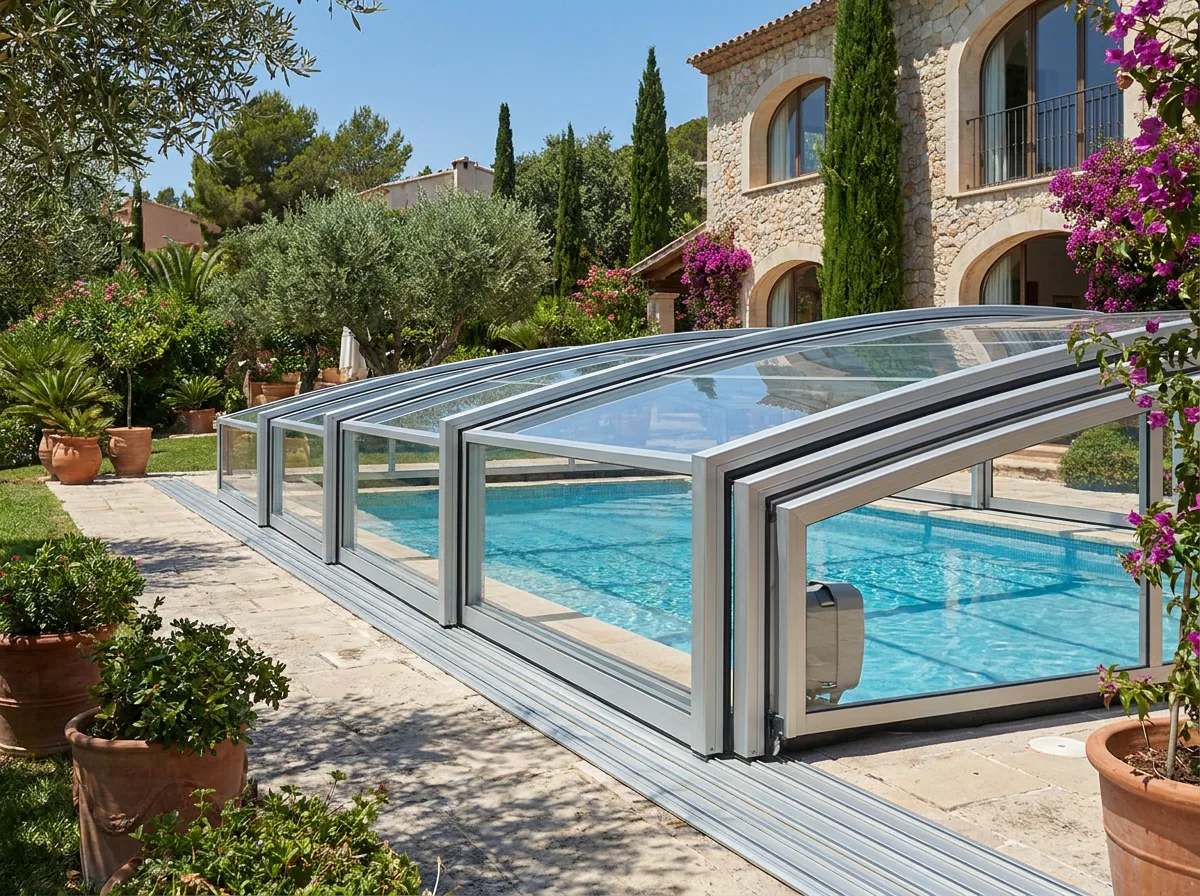 Motorisation abri piscine